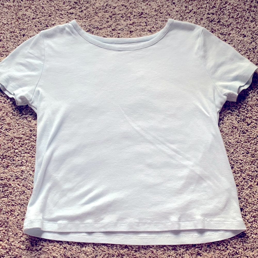 Light Blue Baby Tee